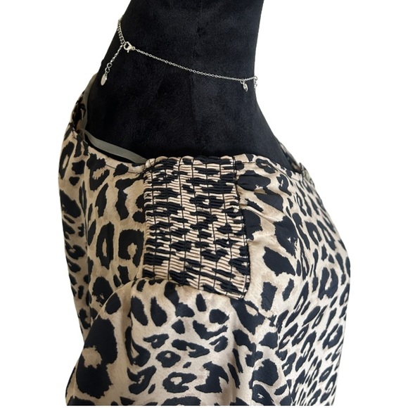 NWT Sanctuary Cheetah Print Button-Up Blouse - Picture 5 of 10